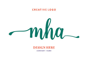 MHA lettering logo is simple, easy to understand and authoritative