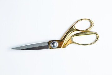scissors on a white background