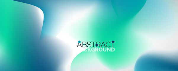 Fluid color gradient abstract background, trendy colorful wallpaper. Vector illustration for placards, brochures, posters, banners and covers