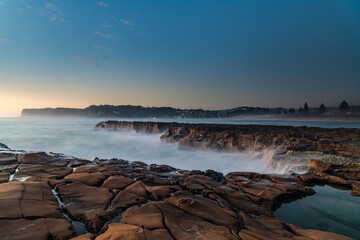 Early Morning Seascape from Rock Platform