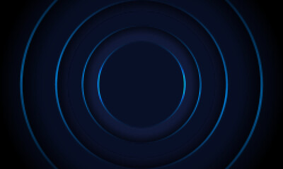 Simple circle dark blue background