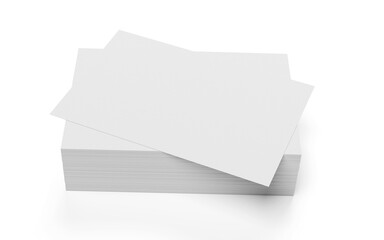 stack of business cards mockup
