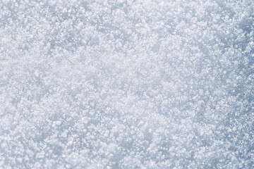 Neige blanche en hiver - Arrière plan texture froide