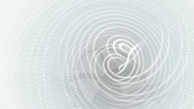 background pendulum mechanical clock with abstract vortex