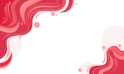Abstract fluid shape modern background for banner.Vector illustration