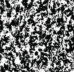 Obraz na płótnie Canvas Grainy messy overlay of empty, aging, scratched wall. Lines, dots and spots structural texture. Cool and artsy faux leather background. Abstract vector illustration. Black isolated on white. EPS10