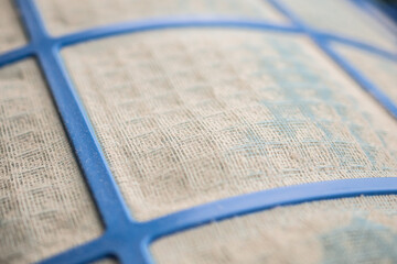 air conditioner filter with dirty dust