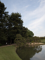 Jardín Korakuen, en Okayama, Japón