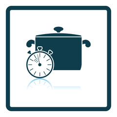 Pan With Stopwatch Icon