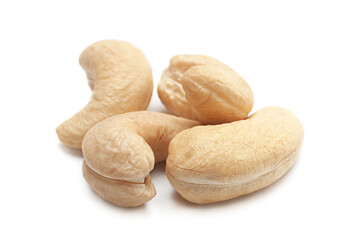 Cashew nut  on white