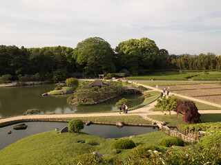 Fototapeta na wymiar Jardín Korakuen, en Okayama, Japón
