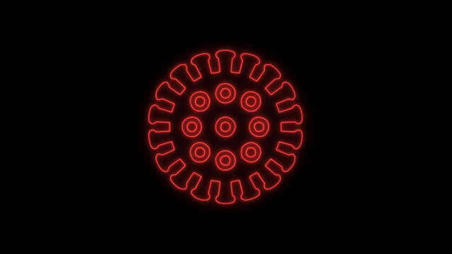 SARS-CoV-2 coronavirus, the virus which causes COVID-19. COVID-19 Coronavirus outbreaking and Pandemic medical health risk. High-quality stock images of  sars cov 2  isolated on black background