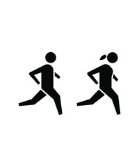 running icon,vector best flat icon.