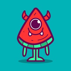 cute doodle monster designs for coloring, backgrounds, stickers, logos, symbol, icons and more