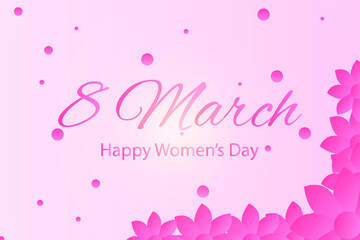 illustration design to celebrate womens day march 8