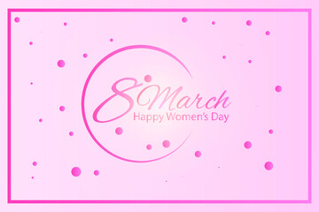 illustration design to celebrate womens day march 8