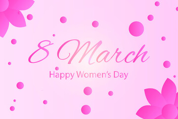 illustration design to celebrate womens day march 8