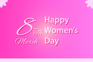 illustration design to celebrate womens day march 8