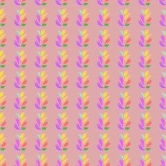 seamless pattern with colorful stars