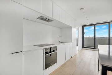 Empty and unfurnished brand new apartment
