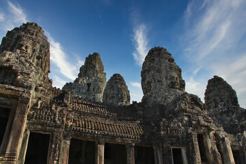The Angkor Thom Bayon Temple, Cambodia