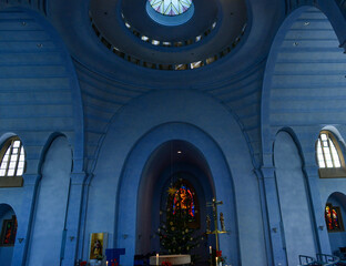 Innenansicht Katholische Stadtkirche St. Michael in Obernburg am Neckar 