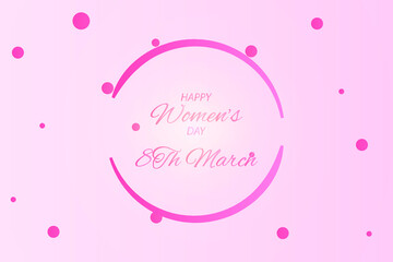Fototapeta na wymiar illustration design to celebrate womens day march 8