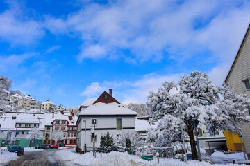 Winterlandschaft in Obernburg am Neckar
