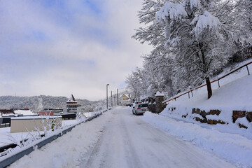 Winterlandschaft in Obernburg am Neckar