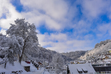 Winterlandschaft in Obernburg am Neckar