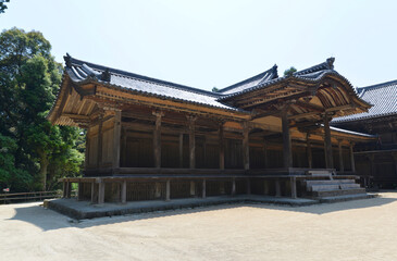 Fototapeta premium 書写山円教寺 常行堂 兵庫県姫路市