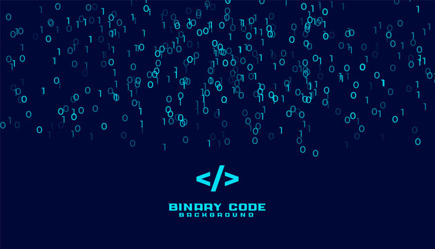 binary code algorithm digital data background