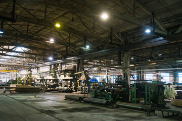 Fototapeta premium Production shop of the plant