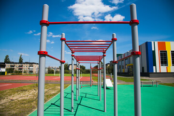 Outdoor gym for street workout