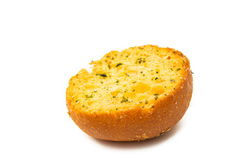 croutons with herbs isolated