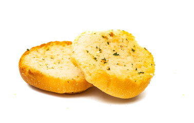 croutons with herbs isolated