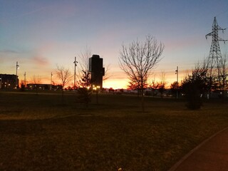 atardecer