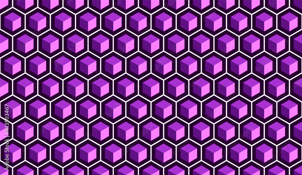 Aufkleber honeycomb vector pattern for design textiles and backgrounds
