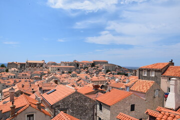 Fototapeta na wymiar The old city of Dubrovnik in Croatia