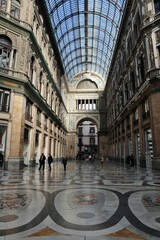 Napoli - Braccio nord della Galleria Umberto I