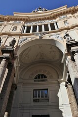 Napoli - Particolare del portico della Galleria Umberto I