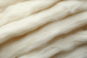 Soft white wool texture as background, closeup - obrazy, fototapety, plakaty