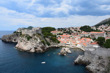 The city of Dubrovnik in Croatia
