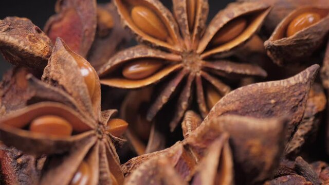 Star Anise Aniseed Spice 4k