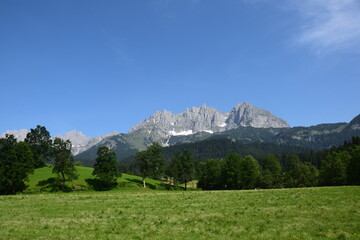 Fototapeta na wymiar The Austrian alps in the Tyrol 