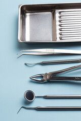 dentist's tool on the background