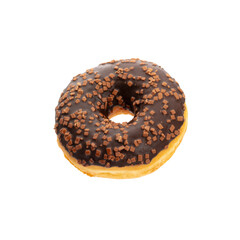 Donut isolated on a white background.