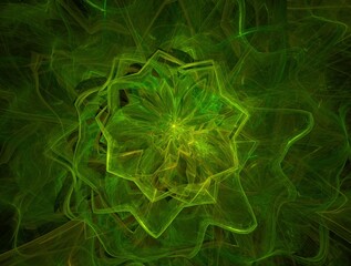 Imaginatory fractal background Image