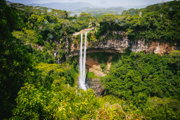 Wasserfall im Nationalpark auf Mauritius