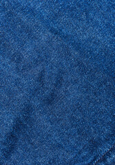 Naklejka premium Dark blue jeans denim texture fabric textile background.
